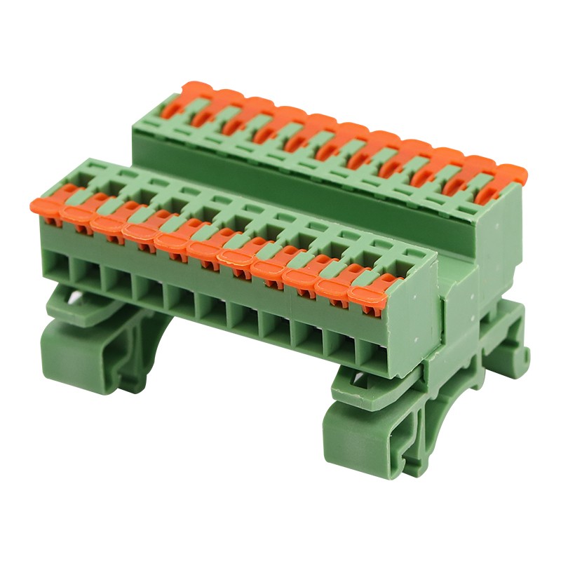 Din Rail Type Pluggbar klemrække