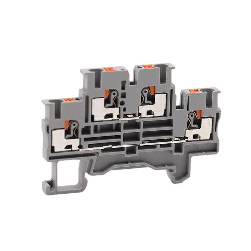 Push In Spring 2,5 Din Rail Terminal Block